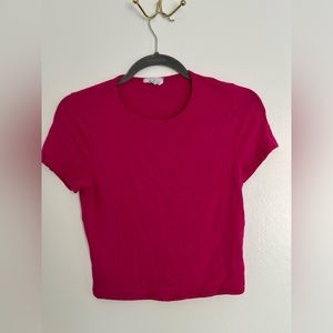 Pink crop top